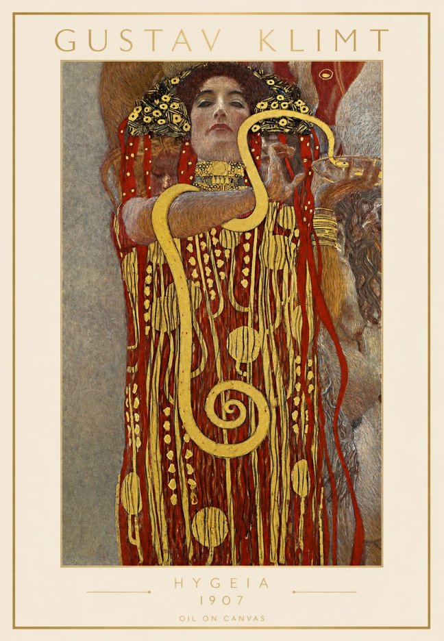 Klimt Hygeia No1 - Plakát