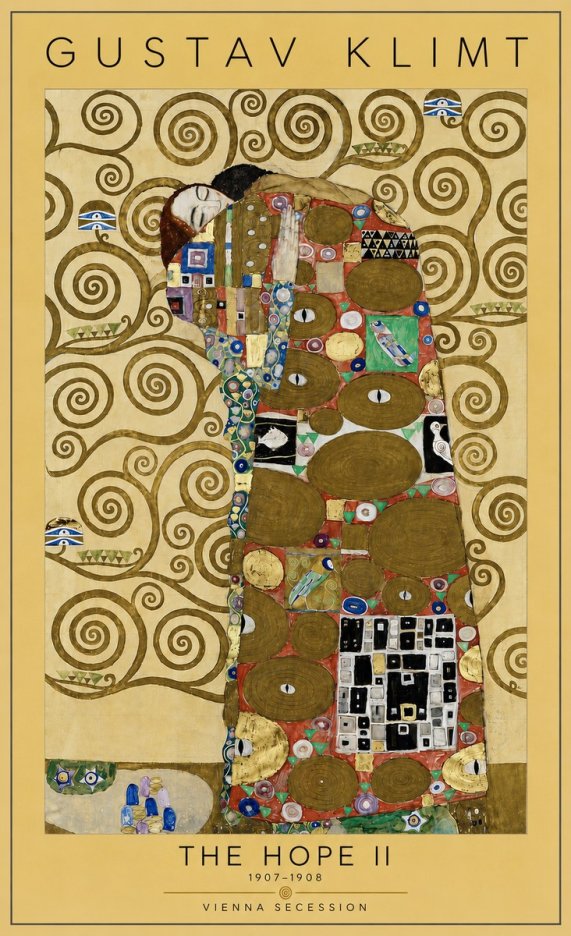 Klimt The Hope Ii No5 - Plakát