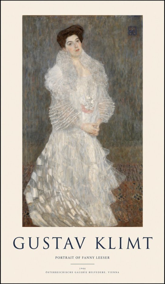 Klimt Portrait of Fanny Leeser No1 - Plakát
