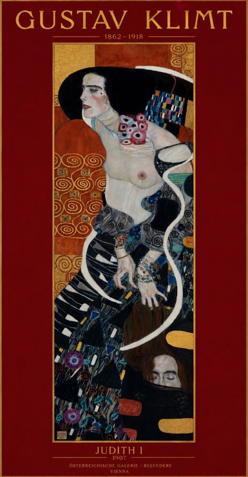 Klimt Judith I No2 - Plakát