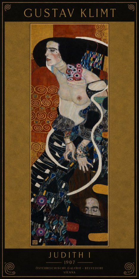 Klimt Judith I No3 - Plakát