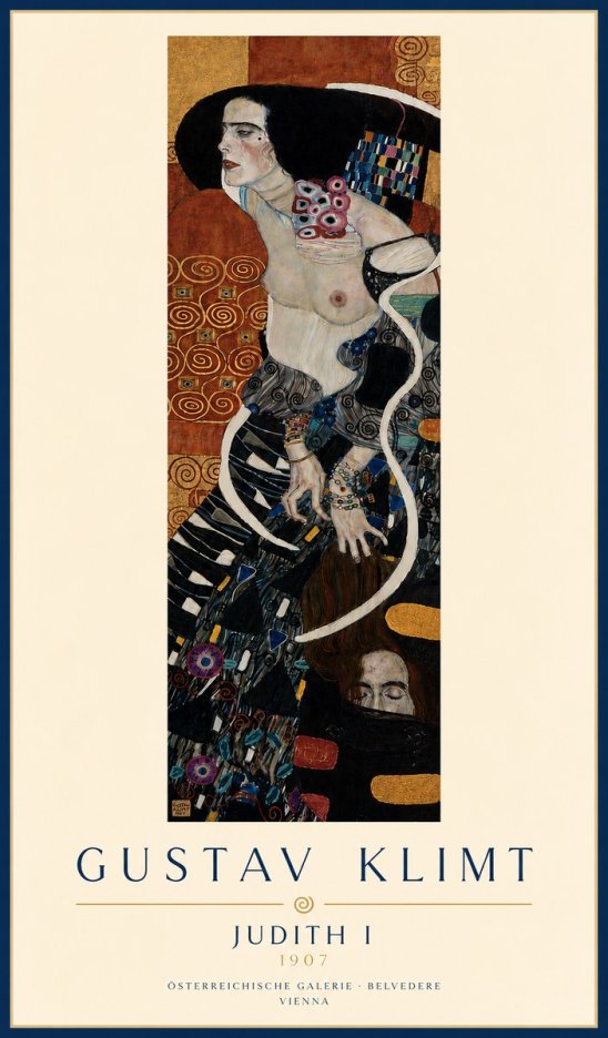 Klimt Judith I No5 - Plakát