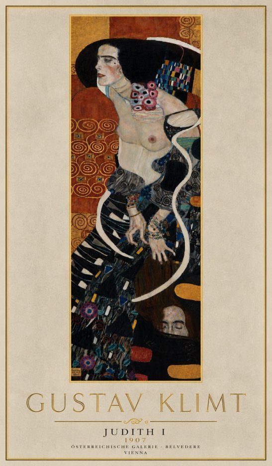 Klimt Judith I No6 - Plakát