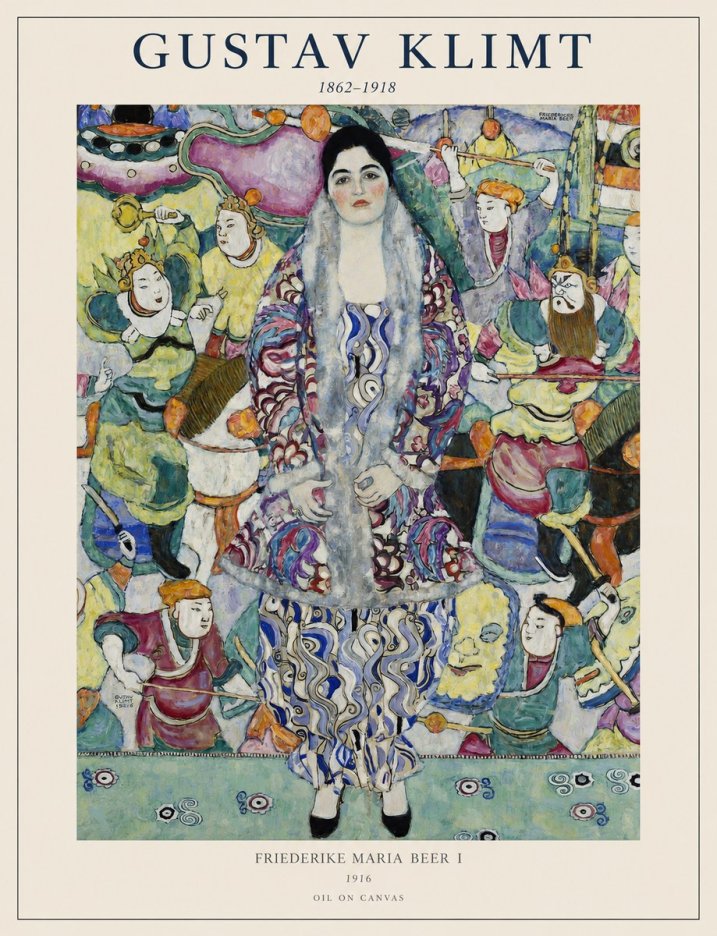 Klimt Friederike Maria Beer I No1 - Plakát