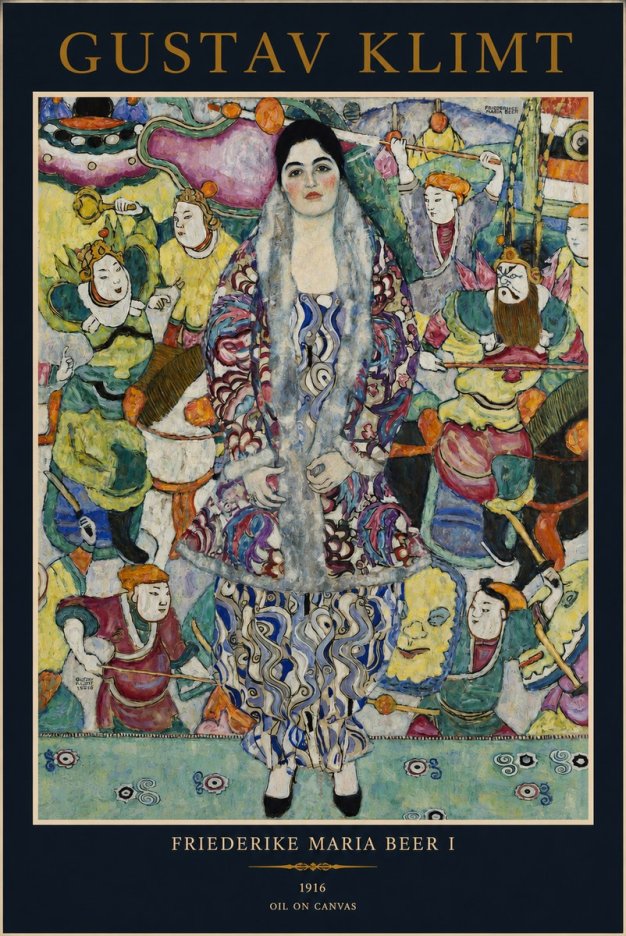 Klimt Friederike Maria Beer I No2 - Plakát