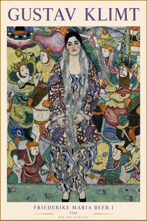 Klimt Friederike Maria Beer I No3 - Plakát