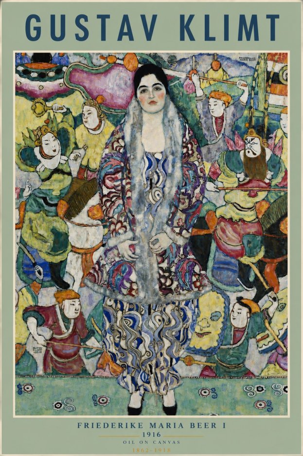 Klimt Friederike Maria Beer I No4 - Plakát
