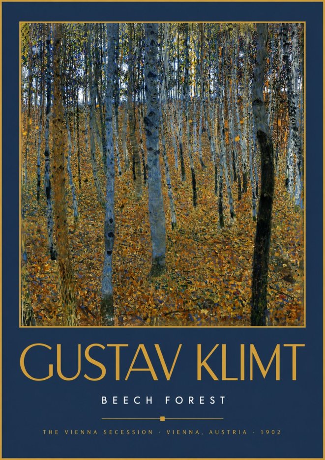 Klimt Beech Forest No6 - Plakát