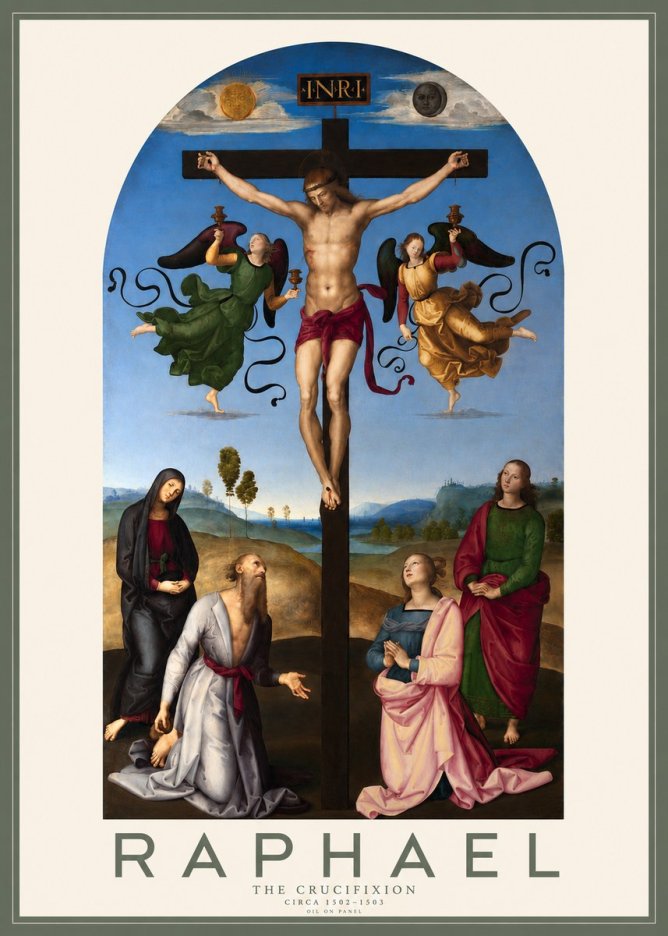 Raphael The Crucifixion No2 - Plakát