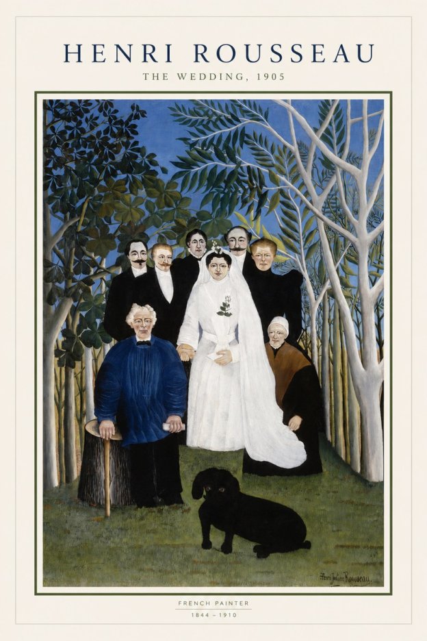 Rousseau The Wedding No2 - Plakát