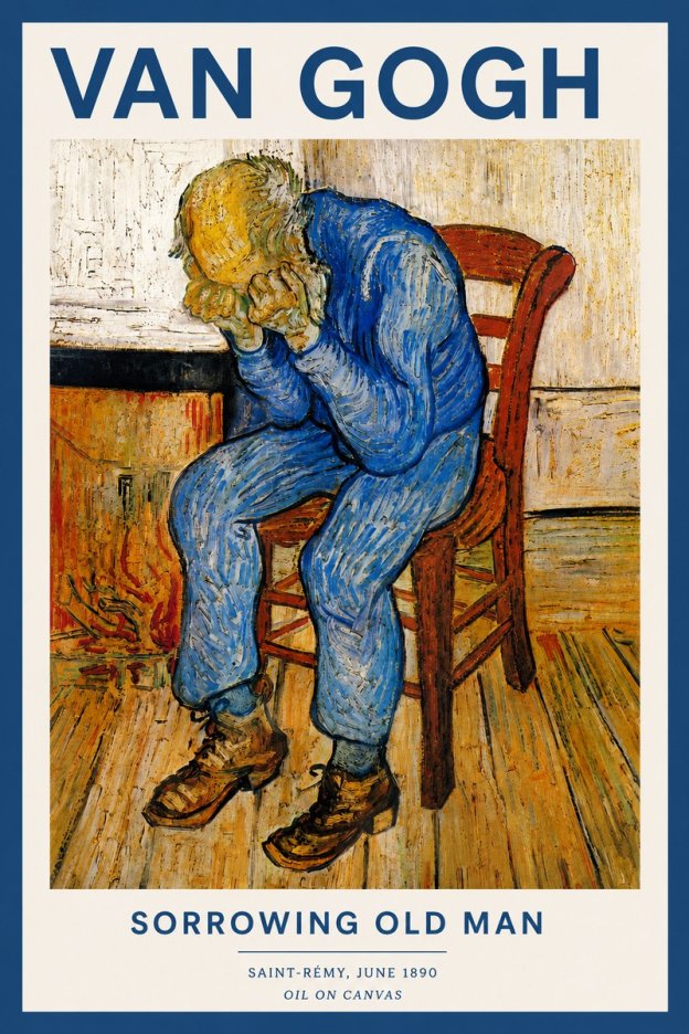 Van Gogh Sorrowing Old Man No2 - Plakát