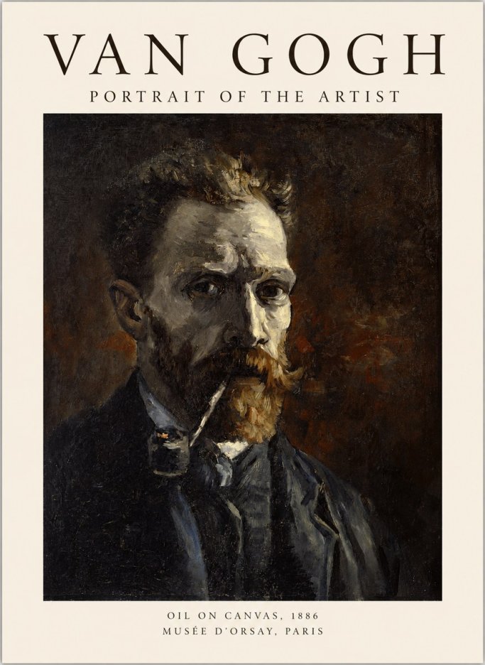 Van Gogh Portrait of the Artist I No1 - Plakát