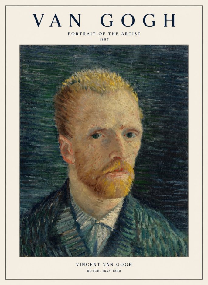 Van Gogh Portrait of the Artist II No1 - Plakát