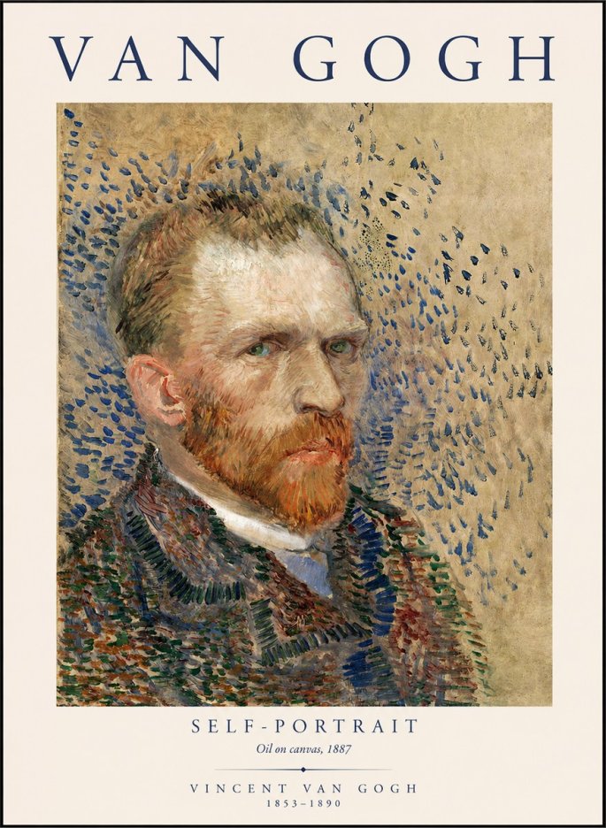 Van Gogh Self-portrait IV No1 - Plakát