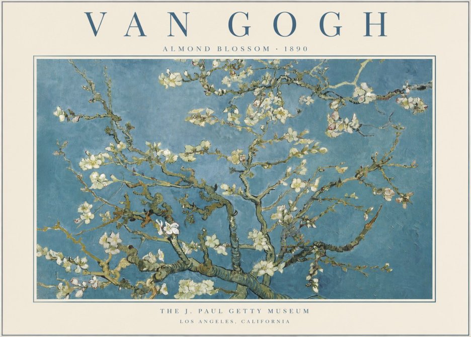Van Gogh Almond Blossom No4 - Plakát