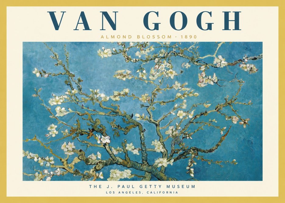 Van Gogh Almond Blossom No6 - Plakát