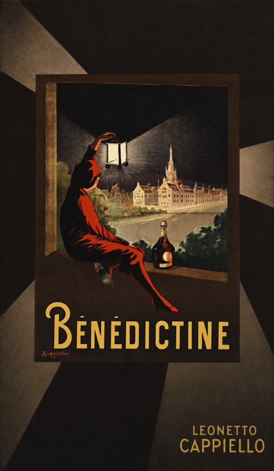 Leonetto Cappiello Bénédictine No4 - Plakát