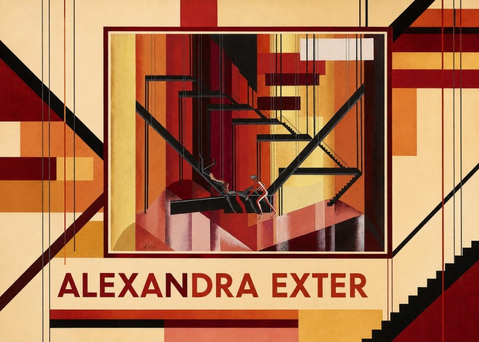 Alexandra Exter Constructivist Stage Design No1 - Plakát