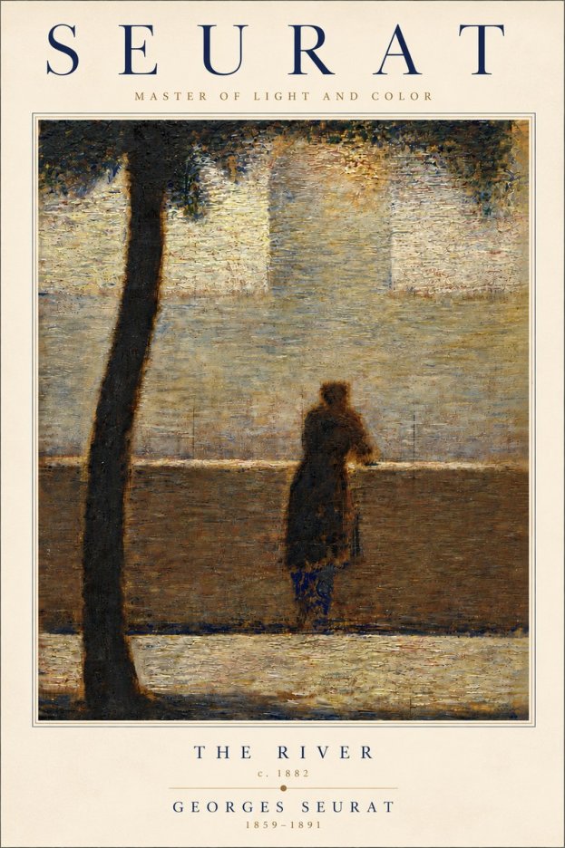 Seurat The River No6 - Plakát