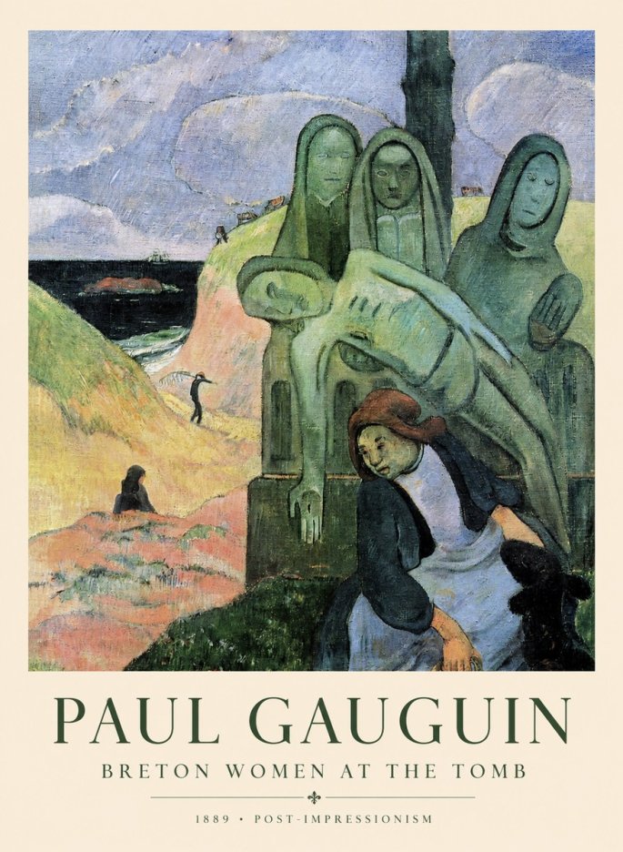 Paul Gauguin The Loss (Te Arii Voyeuse) No2 - Plakát