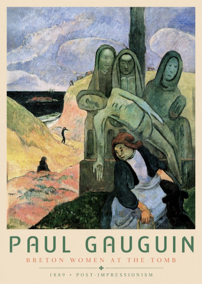 Paul Gauguin The Loss (Te Arii Voyeuse) No4 - Plakát