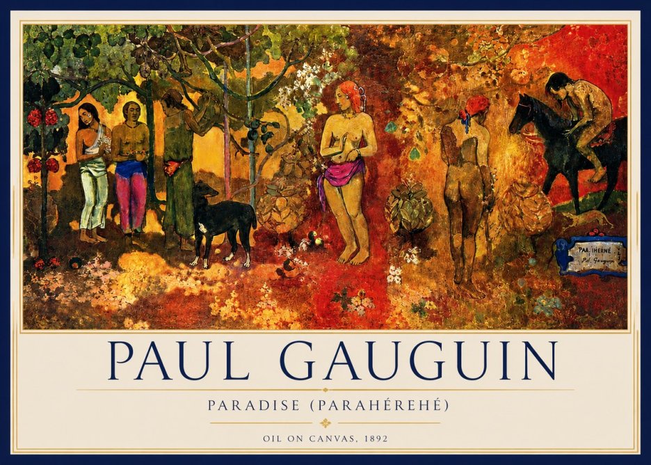 Paul Gauguin Paradise (Parahéréhé) No3 - Plakát