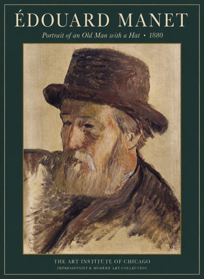 Édouard Manet Portrait of an Old Man with a Beard No5 - Plakát