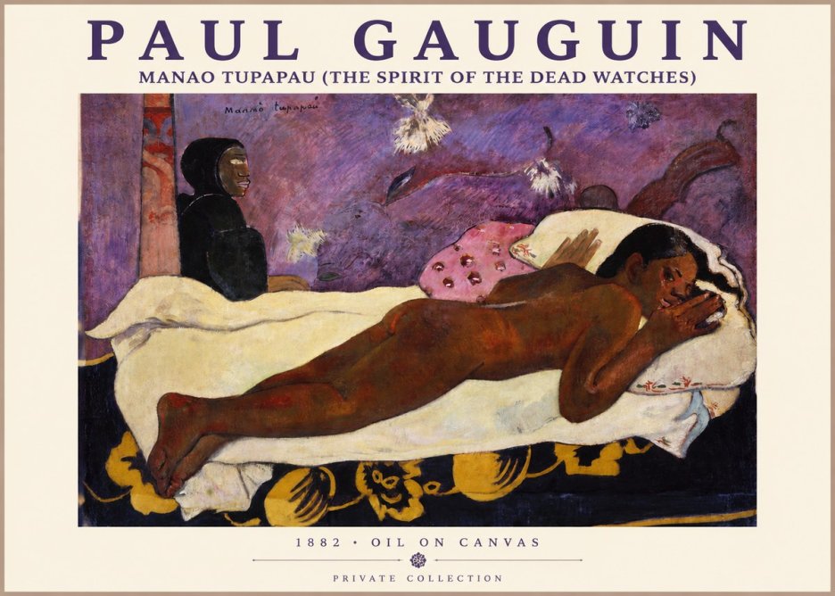 Paul Gauguin Manao Tupapau (the Spirit of the Dead Watches) No2 - Plakát