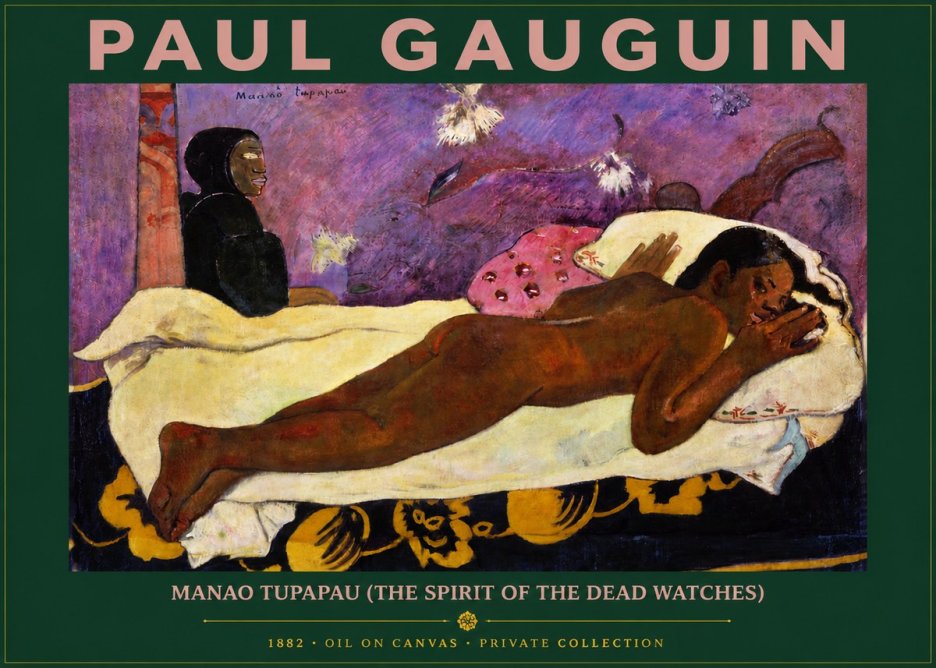 Paul Gauguin Manao Tupapau (the Spirit of the Dead Watches) No4 - Plakát