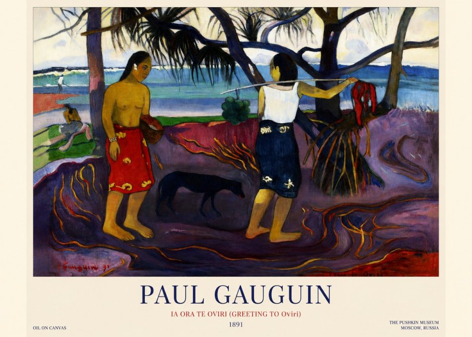 Paul Gauguin Ia Ora Na Te Ovari (I Raro Te Oviri) No2 - Plakát