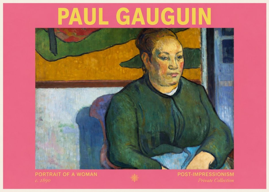 Paul Gauguin Portrait of a Woman No2 - Plakát