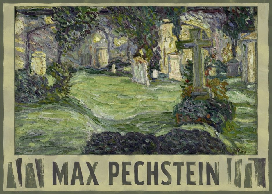 Max Pechstein Cemetery No3 - Plakát