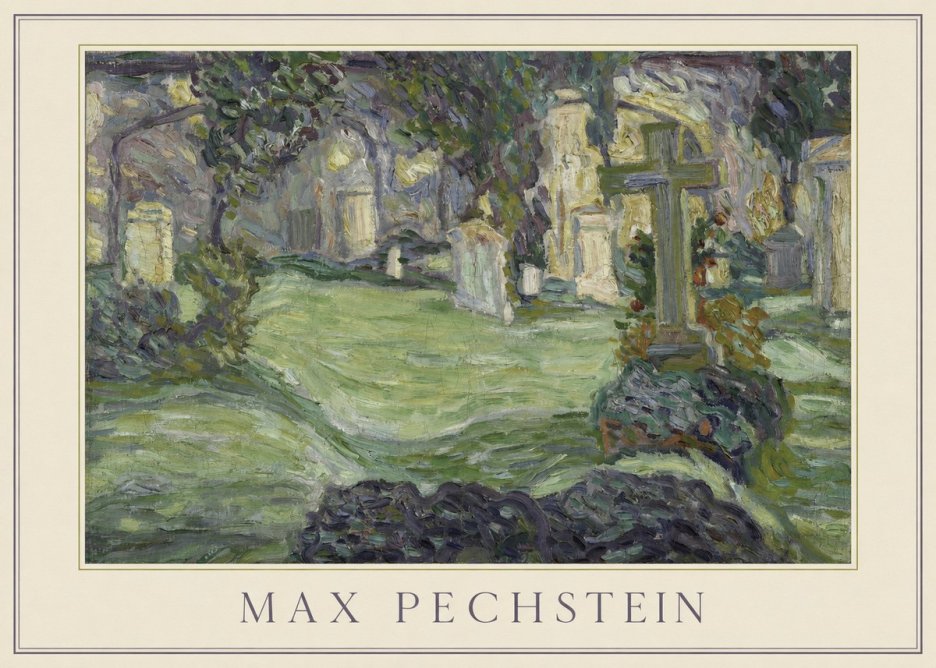 Max Pechstein Cemetery No4 - Plakát