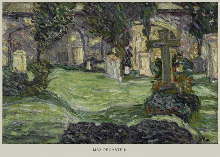 Max Pechstein Cemetery No5 - Plakát