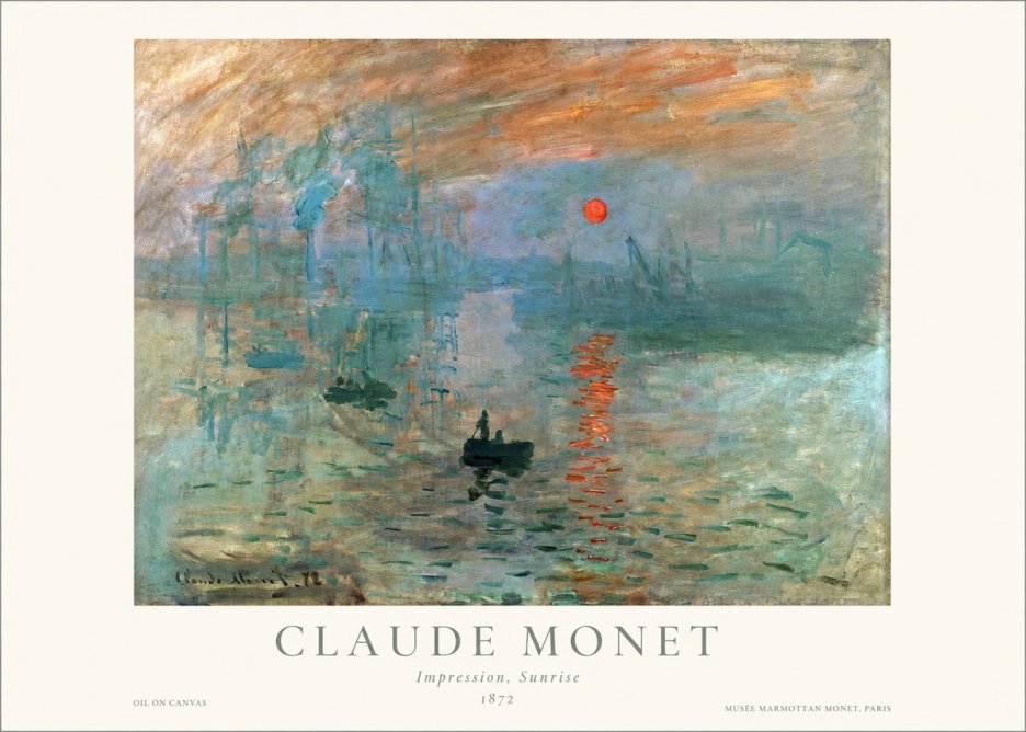Monet Impression, Sunrise II No1 - Plakát