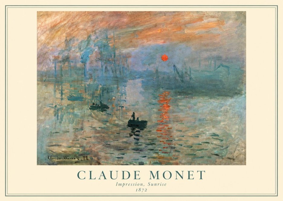 Monet Impression, Sunrise II No2 - Plakát