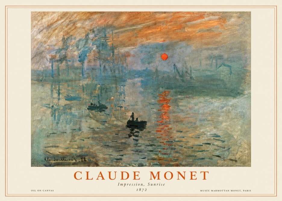 Monet Impression, Sunrise II No4 - Plakát
