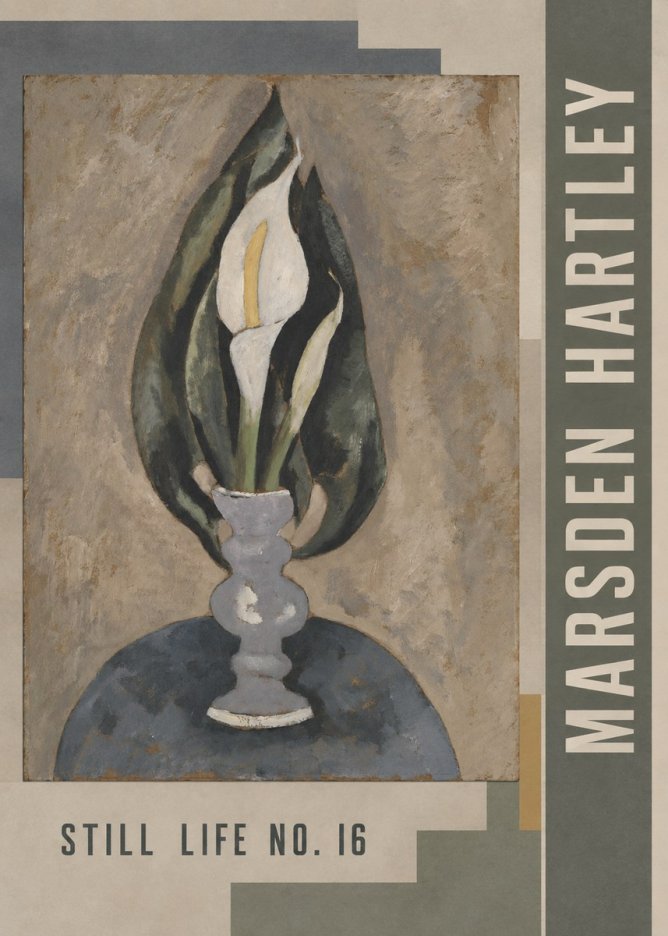 Marsden Hartley Still Life No. 16 No3 - Plakát