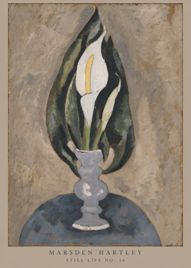 Marsden Hartley Still Life No. 16 No6 - Plakát