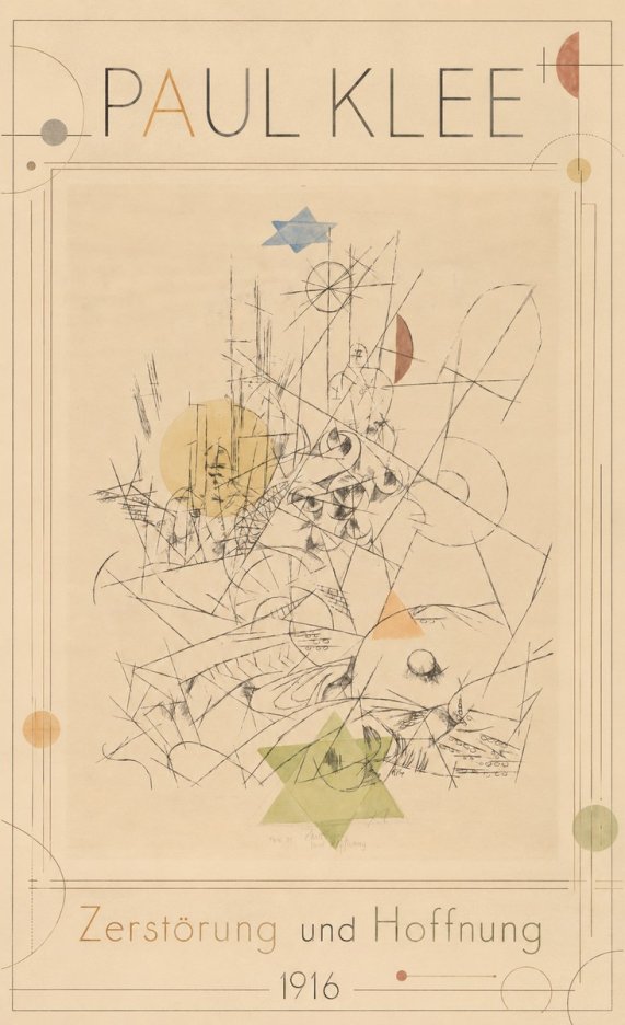 Paul Klee Zerstörung Und Hoffnung I No1 - Plakát