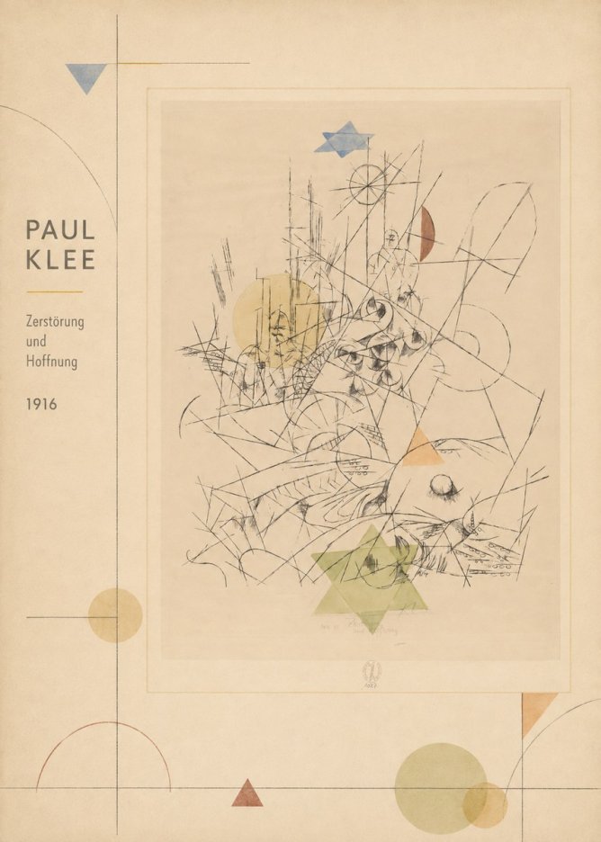 Paul Klee Zerstörung Und Hoffnung I No2 - Plakát