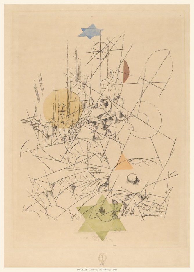 Paul Klee Zerstörung Und Hoffnung I No6 - Plakát