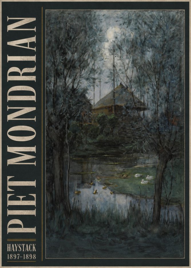 Piet Mondrian Haystack No5 - Plakát