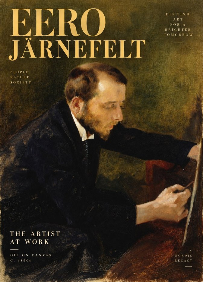 Eero Järnefelt Portrait of the Artist No3 - Plakát