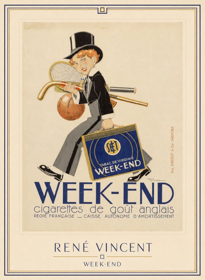 René Vincent Week-end No1 - Plakát