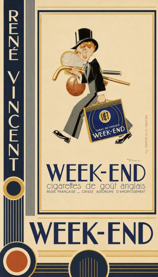 René Vincent Week-end No5 - Plakát