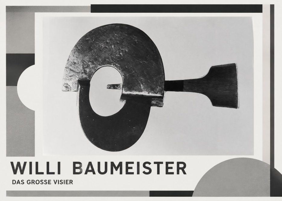 Willi Baumeister Das Grosse Visier No1 - Plakát