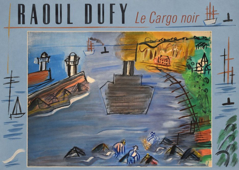 Raoul Dufy Le Cargo Noir No3 - Plakát