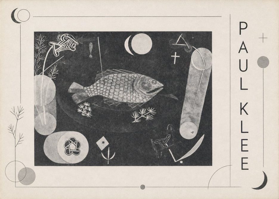 Paul Klee Abstract Fish No2 - Plakát