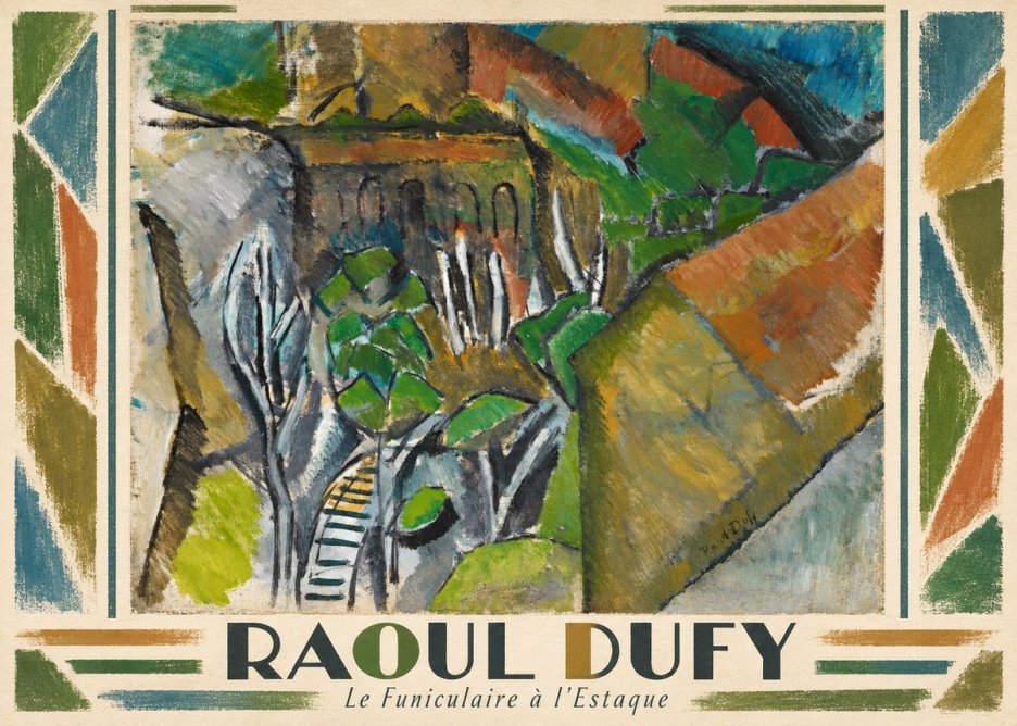 Raoul Dufy Le Funiculaire À L'estaque No1 - Plakát